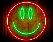 Smiley Face Emoji Flex Silicone LED Sign (Neon-Style, LED Technology) - LED Gift Works