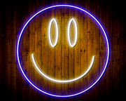 Smiley Face Emoji Flex Silicone LED Sign (Neon-Style, LED Technology) - LED Gift Works