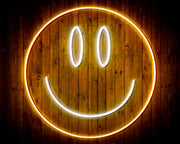 Smiley Face Emoji Flex Silicone LED Sign (Neon-Style, LED Technology) - LED Gift Works