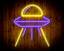 Alien Space Ship UFO Flex Silicone LED Sign (Neon-Style, LED Technology) - Way Up Gifts