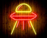 Alien Space Ship UFO Flex Silicone LED Sign (Neon-Style, LED Technology) - Way Up Gifts
