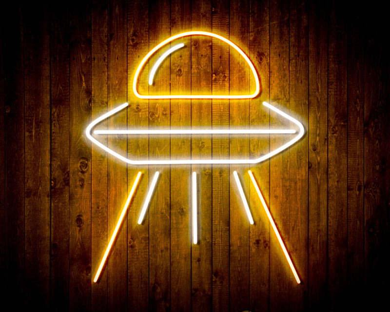 Alien Space Ship UFO Flex Silicone LED Sign (Neon-Style, LED Technology) - LED Gift Works