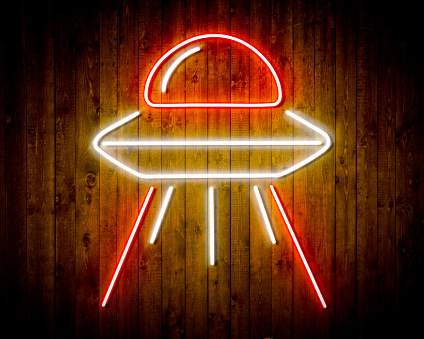 Alien Space Ship UFO Flex Silicone LED Sign (Neon-Style, LED Technology) - Way Up Gifts