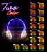 Headphones Recording Studio Flex Silicone LED Sign (Neon-Style, LED Technology) - Way Up Gifts