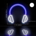 Headphones Recording Studio Flex Silicone LED Sign (Neon-Style, LED Technology) - Way Up Gifts