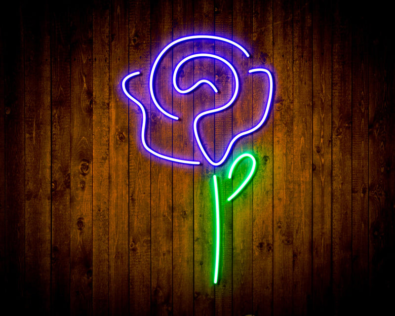 Rose Flower Flex Silicone LED Sign (Neon-Style, LED Technology) - LED Gift Works