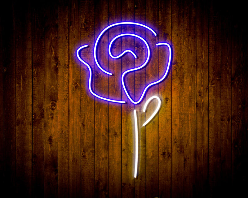 Rose Flower Flex Silicone LED Sign (Neon-Style, LED Technology) - LED Gift Works
