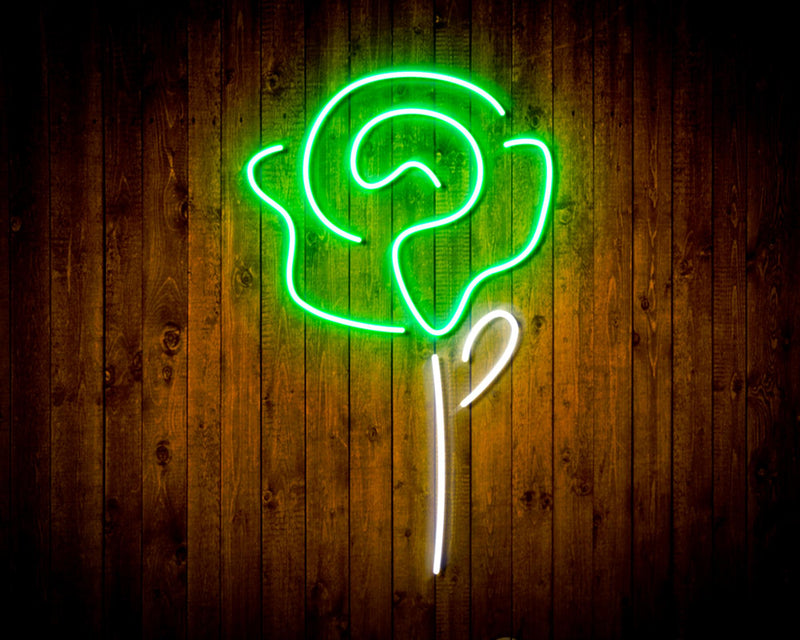 Rose Flower Flex Silicone LED Sign (Neon-Style, LED Technology) - LED Gift Works