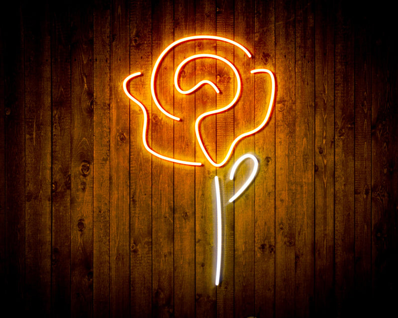 Rose Flower Flex Silicone LED Sign (Neon-Style, LED Technology) - LED Gift Works