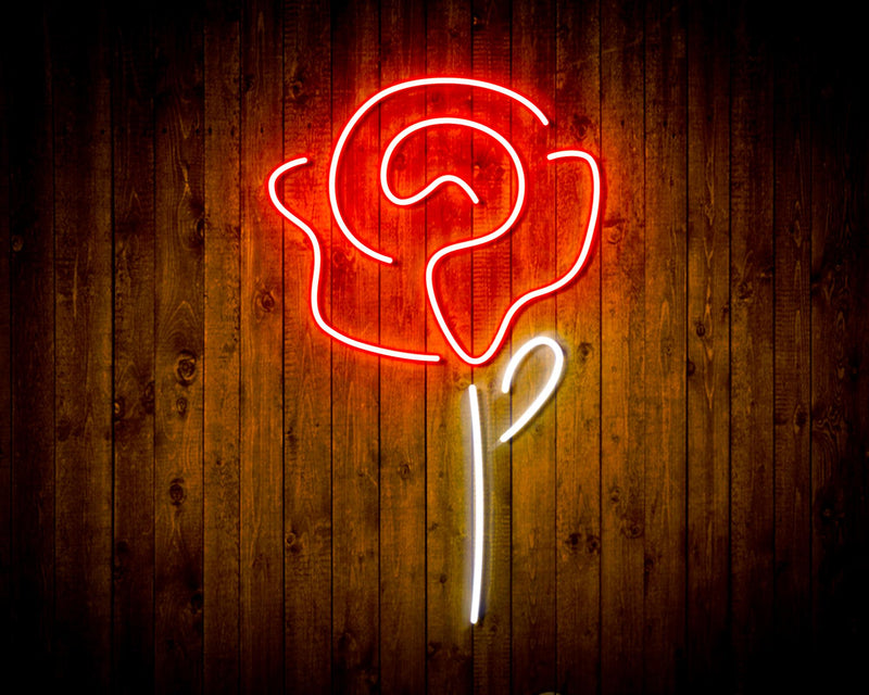 Rose Flower Flex Silicone LED Sign (Neon-Style, LED Technology) - LED Gift Works