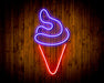 Ice Cream Cone Flex Silicone LED Sign (Neon-Style, LED Technology) - Way Up Gifts