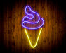 Ice Cream Cone Flex Silicone LED Sign (Neon-Style, LED Technology) - Way Up Gifts