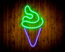 Ice Cream Cone Flex Silicone LED Sign (Neon-Style, LED Technology) - Way Up Gifts