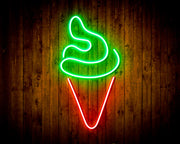 Ice Cream Cone Flex Silicone LED Sign (Neon-Style, LED Technology) - LED Gift Works