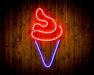 Ice Cream Cone Flex Silicone LED Sign (Neon-Style, LED Technology) - Way Up Gifts