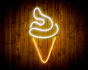 Ice Cream Cone Flex Silicone LED Sign (Neon-Style, LED Technology) - LED Gift Works