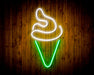 Ice Cream Cone Flex Silicone LED Sign (Neon-Style, LED Technology) - Way Up Gifts