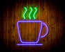 Coffee Cup Flex Silicone LED Sign (Neon-Style, LED Technology) - Way Up Gifts