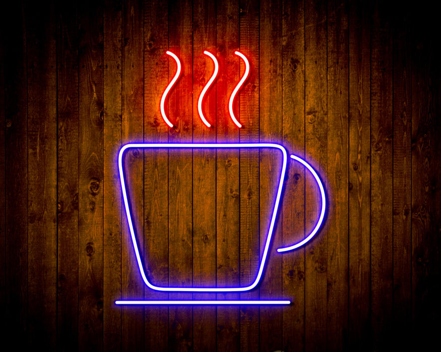 Coffee Cup Flex Silicone LED Sign (Neon-Style, LED Technology) - Way Up Gifts