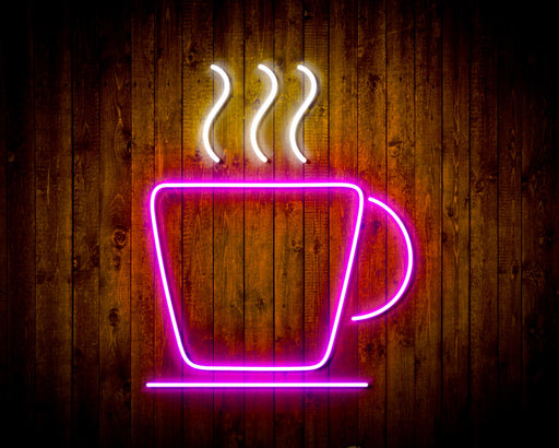 Coffee Cup Flex Silicone LED Sign (Neon-Style, LED Technology) - Way Up Gifts