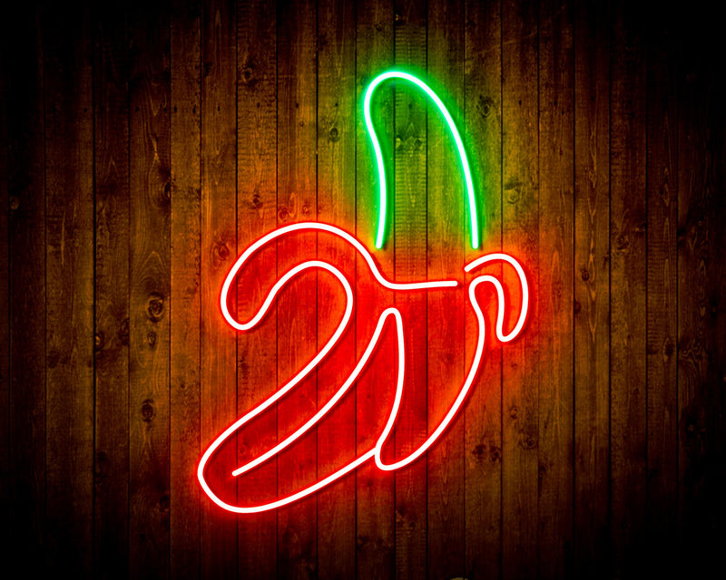 Banana Flex Silicone LED Sign (Neon-Style, LED Technology) - LED Gift Works
