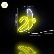 Banana Flex Silicone LED Sign (Neon-Style, LED Technology) - LED Gift Works