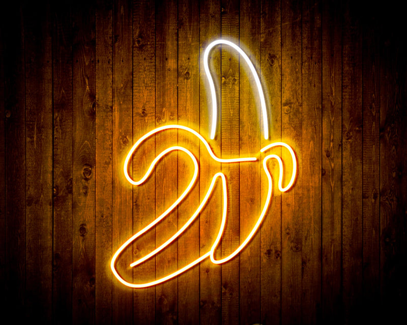 Banana Flex Silicone LED Sign (Neon-Style, LED Technology) - LED Gift Works