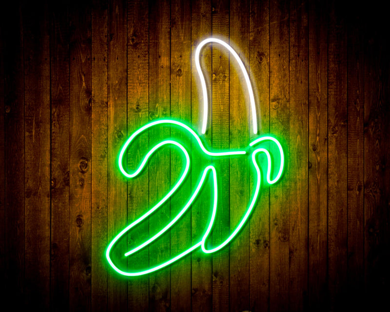 Banana Flex Silicone LED Sign (Neon-Style, LED Technology) - LED Gift Works