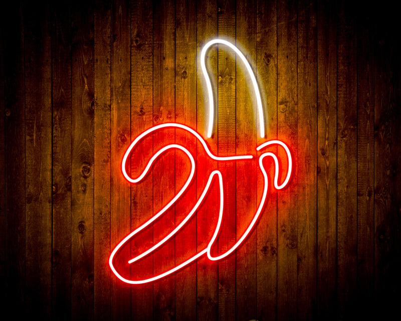 Banana Flex Silicone LED Sign (Neon-Style, LED Technology) - LED Gift Works