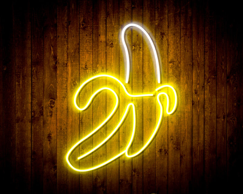 Banana Flex Silicone LED Sign (Neon-Style, LED Technology) - LED Gift Works