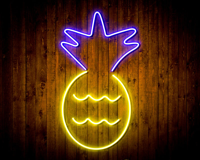 Pineapple Flex Silicone LED Sign (Neon-Style, LED Technology) - LED Gift Works