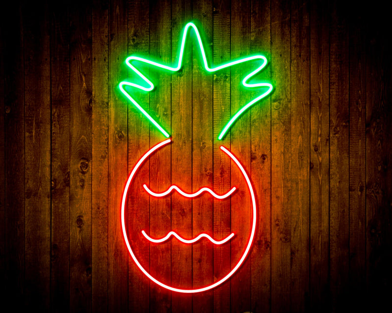 Pineapple Flex Silicone LED Sign (Neon-Style, LED Technology) - LED Gift Works