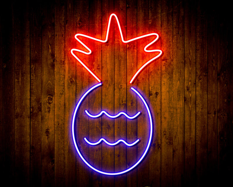 Pineapple Flex Silicone LED Sign (Neon-Style, LED Technology) - LED Gift Works