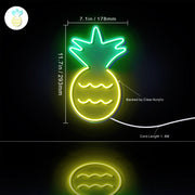 Pineapple Flex Silicone LED Sign (Neon-Style, LED Technology) - LED Gift Works