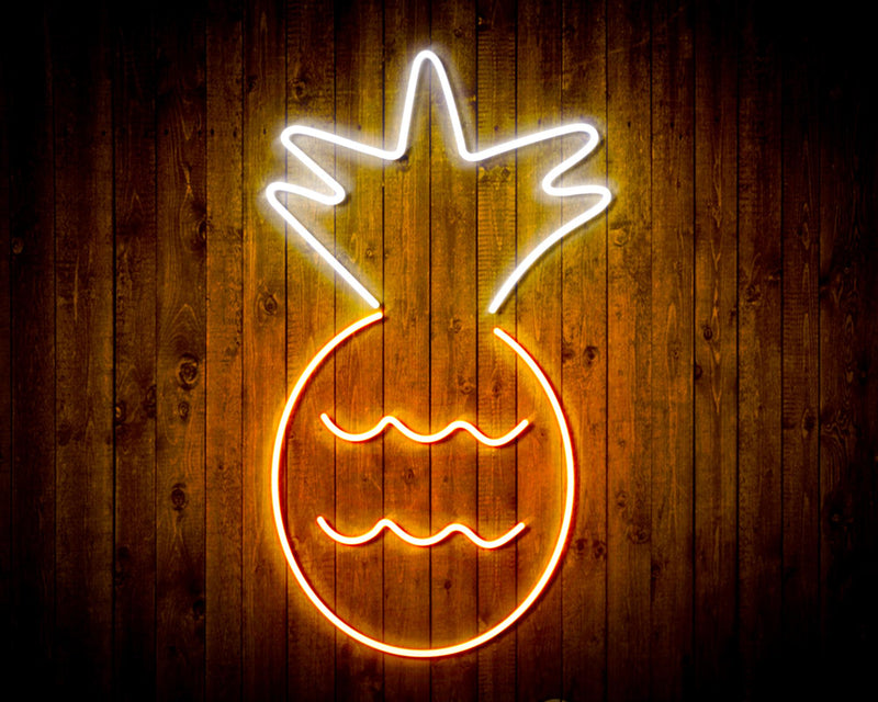 Pineapple Flex Silicone LED Sign (Neon-Style, LED Technology) - LED Gift Works