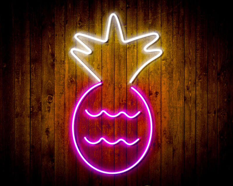 Pineapple Flex Silicone LED Sign (Neon-Style, LED Technology) - LED Gift Works