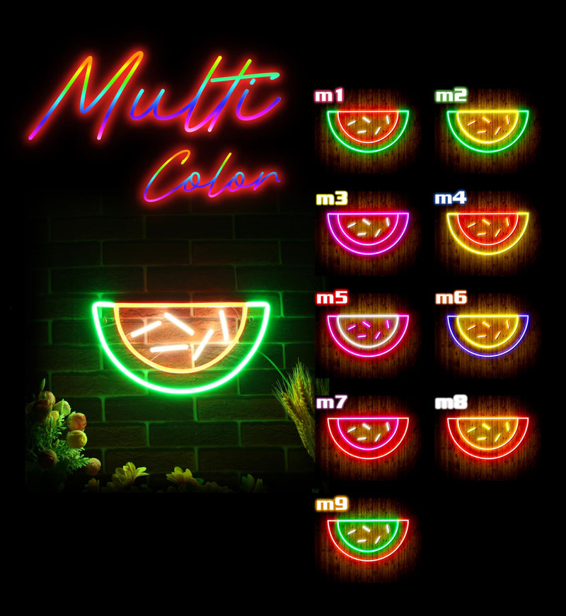 Watermelon Flex Silicone LED Sign (Neon-Style, LED Technology) - LED Gift Works