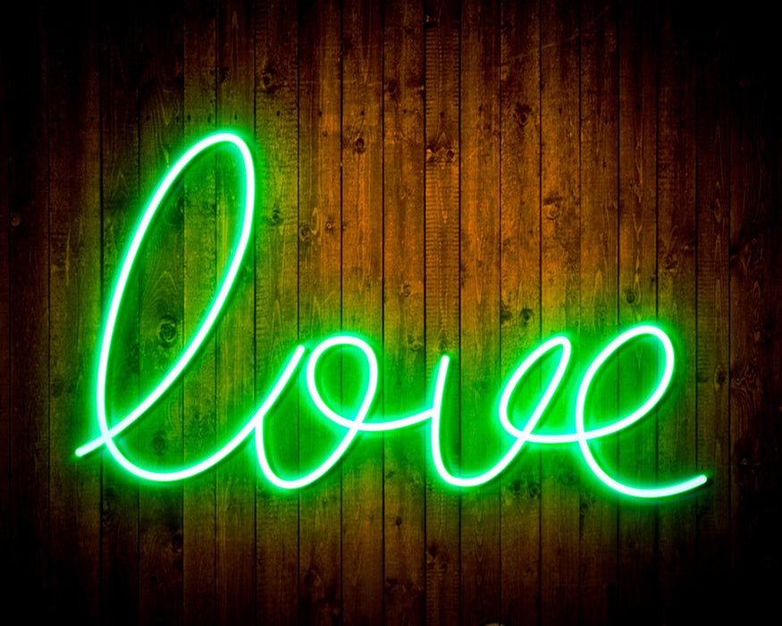 Love Flex Silicone LED Sign (Neon-Style, LED Technology) - Way Up Gifts
