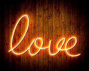 Love Flex Silicone LED Sign (Neon-Style, LED Technology) - LED Gift Works