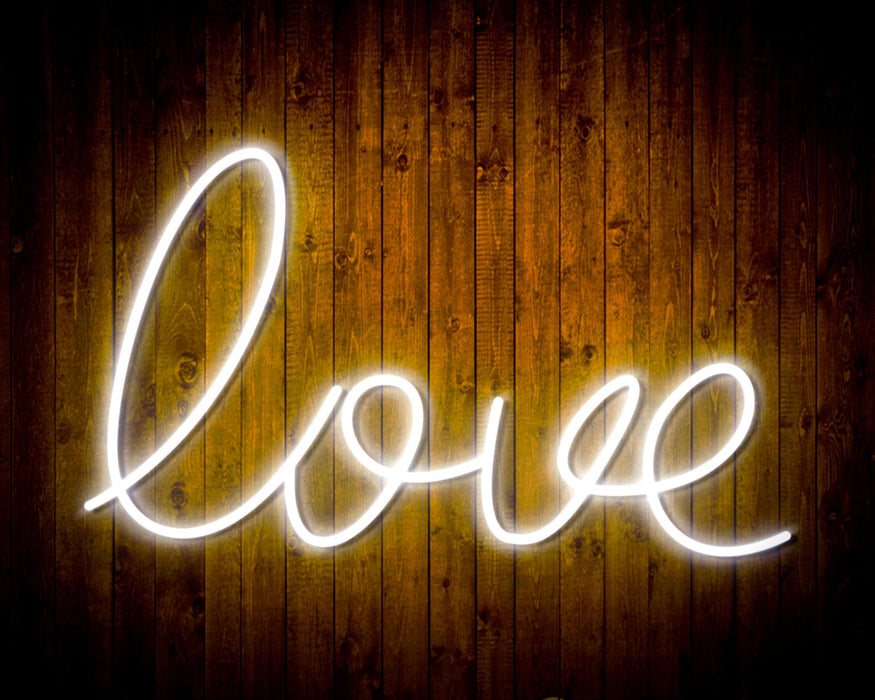 Love Flex Silicone LED Sign (Neon-Style, LED Technology) - Way Up Gifts