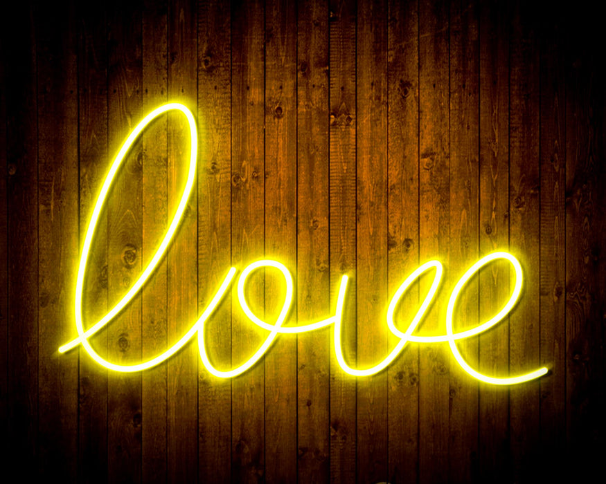 Love Flex Silicone LED Sign (Neon-Style, LED Technology) - Way Up Gifts