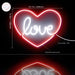 Heart Love Flex Silicone LED Sign (Neon-Style, LED Technology) - Way Up Gifts