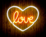 Heart Love Flex Silicone LED Sign (Neon-Style, LED Technology) - Way Up Gifts