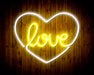 Heart Love Flex Silicone LED Sign (Neon-Style, LED Technology) - Way Up Gifts