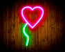 Heart Shaped Balloon Flex Silicone LED Sign (Neon-Style, LED Technology) - Way Up Gifts