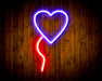 Heart Shaped Balloon Flex Silicone LED Sign (Neon-Style, LED Technology) - Way Up Gifts