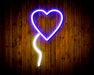 Heart Shaped Balloon Flex Silicone LED Sign (Neon-Style, LED Technology) - Way Up Gifts
