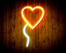 Heart Shaped Balloon Flex Silicone LED Sign (Neon-Style, LED Technology) - Way Up Gifts