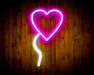 Heart Shaped Balloon Flex Silicone LED Sign (Neon-Style, LED Technology) - Way Up Gifts