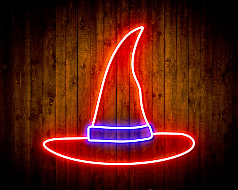 Wizard Hat Flex Silicone LED Sign (Neon-Style, LED Technology) - LED Gift Works